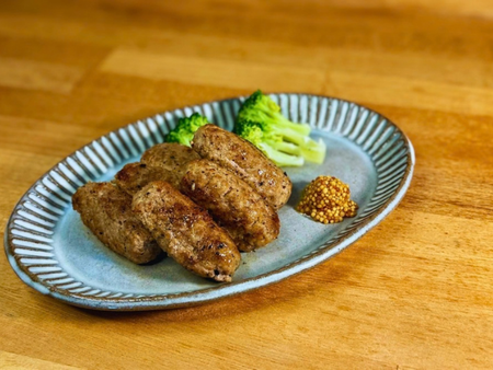 シマうまサルシッチャ　～シマうまスパイスの粗びきソーセージ風～